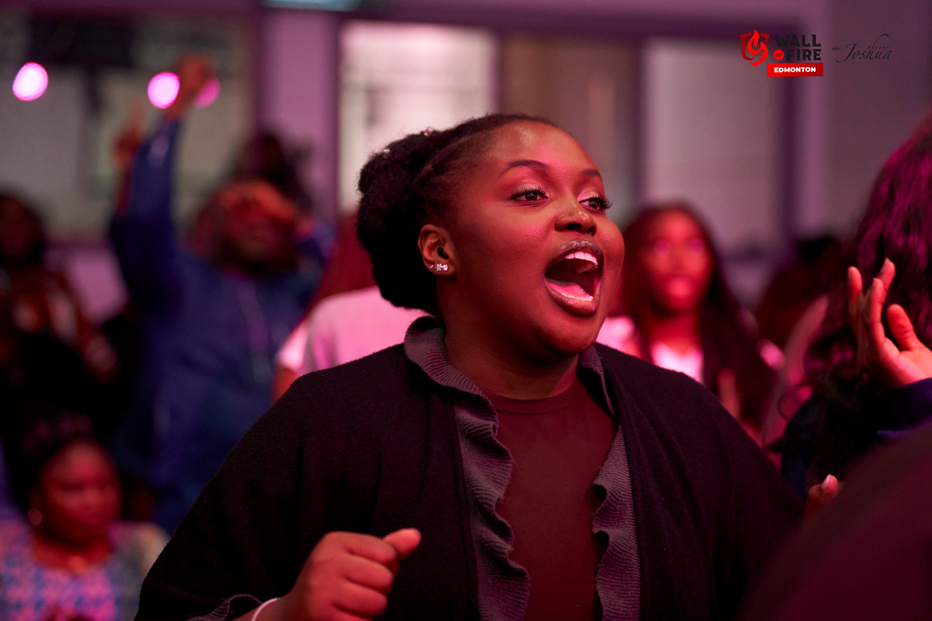 Worship night at Wall of Fire